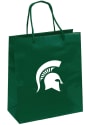 Michigan State Spartans 10x12 Green Medium Metallic Green Gift Bag