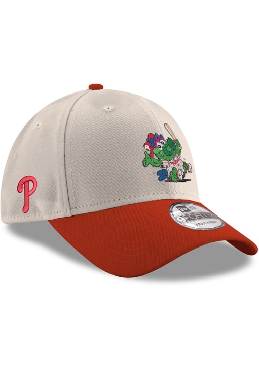 New Era Philadelphia Phillies White Jr Mascot Baby GCP 9FORTY Youth Adjustable Hat