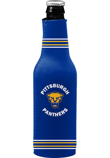 Blue Pitt Panthers 12oz Bottle Design Coolie