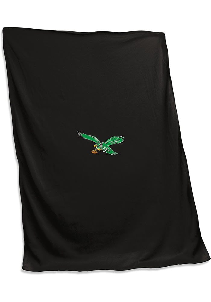 Philadelphia Eagles Vintage Sweatshirt Blanket BLACK