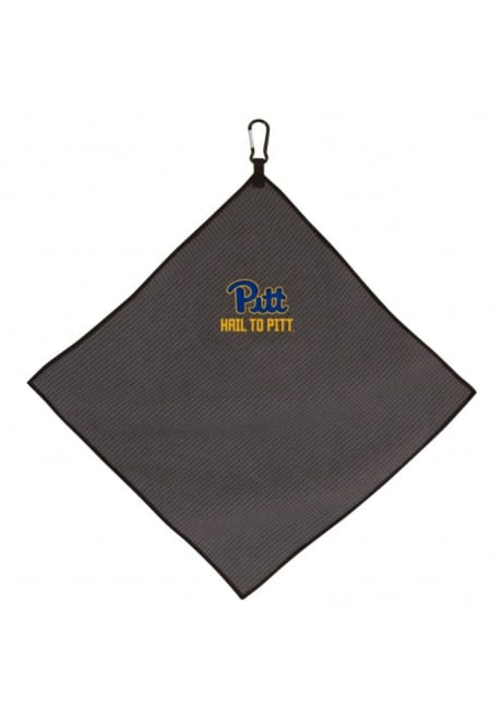 Grey Pitt Panthers 15x15 Microfiber Golf Towel