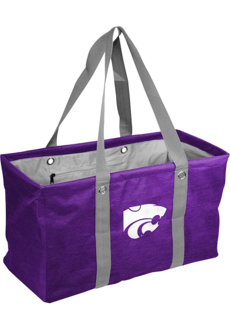 Purple K-State Wildcats Crosshatch Picnic Caddy