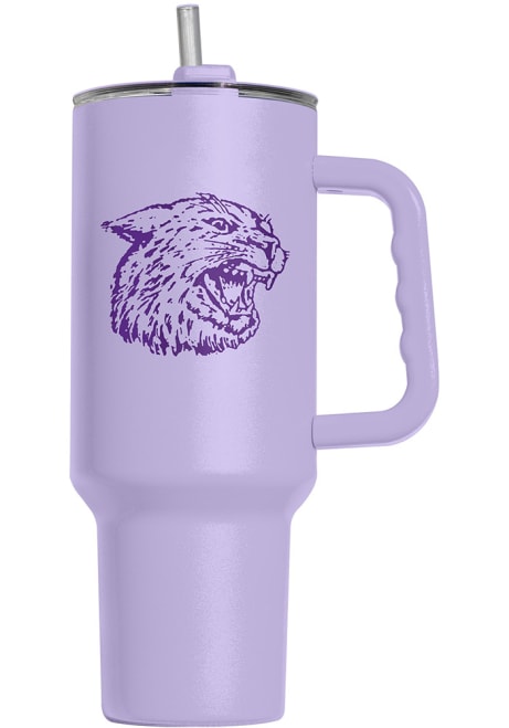 Lavender K-State Wildcats 40oz Flipside Stainless Steel Tumbler