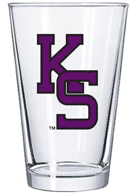 Purple K-State Wildcats 16oz Pint Glass