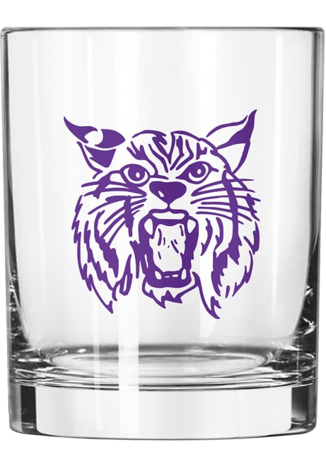 Purple K-State Wildcats Vault 14oz Gameday Rock Glass