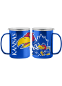 Kansas Jayhawks 15oz Hype Ultra Mug Stainless Steel Tumbler - Blue