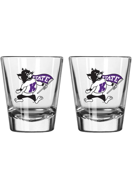 Purple K-State Wildcats 2oz Shot Glass