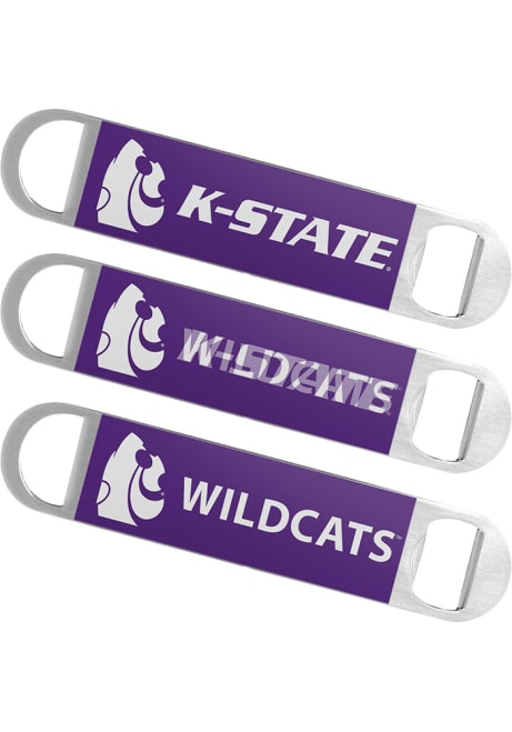 Purple K-State Wildcats 7 Inch Hologram Bottle Opener
