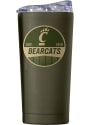 Cincinnati Bearcats 20OZ Powder Coat Stainless Steel Tumbler - Olive