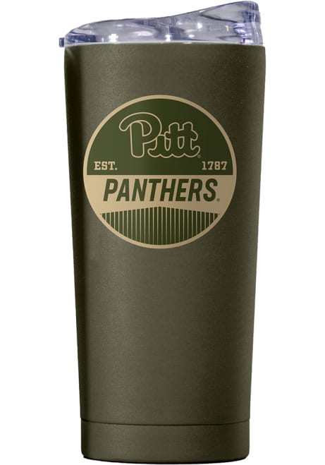 Olive Pitt Panthers 20OZ Powder Coat Stainless Steel Tumbler