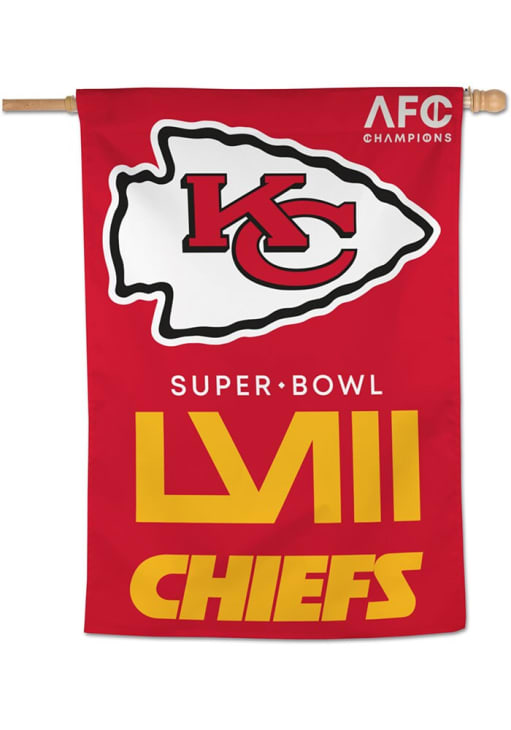 Kansas City Chiefs 2023 Conference Champs 28x40 Banner