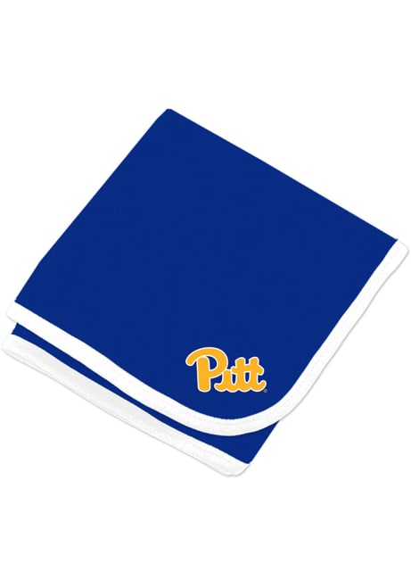 Solid Pitt Panthers Baby Blanket - Blue