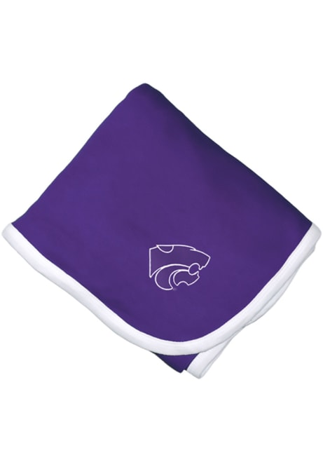 Knit K-State Wildcats Baby Blanket