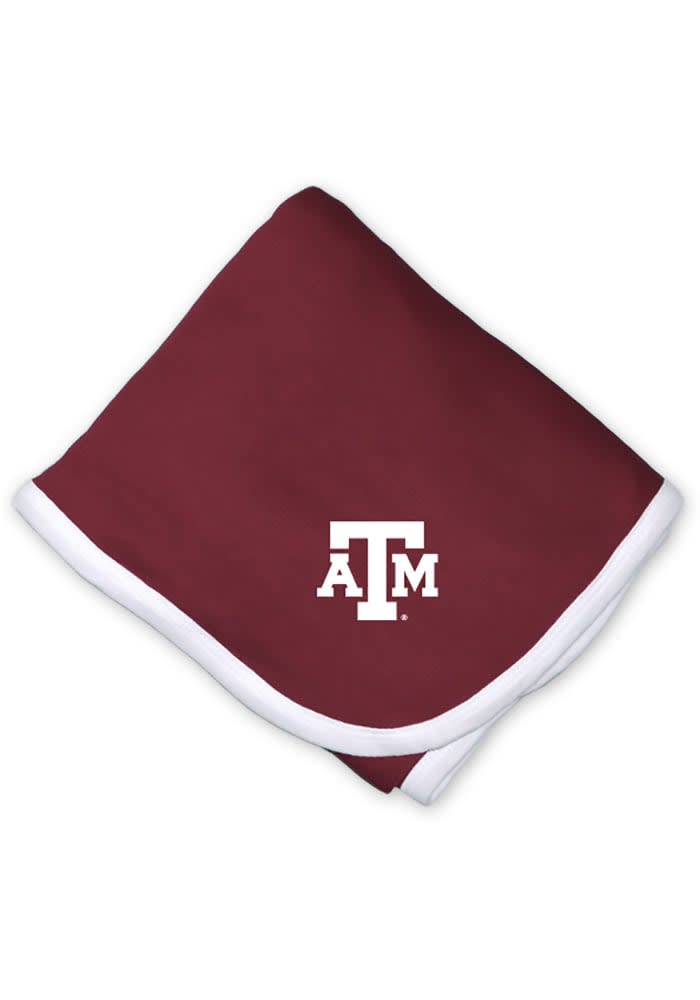 Texas A&M Baby Blanket Birth Information Blanket Maroon White Chevron Nursery Maroon Baby Shower Maroon Baby Things Baby outlet Blanket