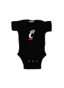 Cincinnati Bearcats Baby Embroidered Logo One Piece - Black