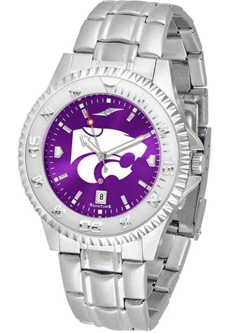 Competitor Steel Anochrome K-State Wildcats Mens Watch