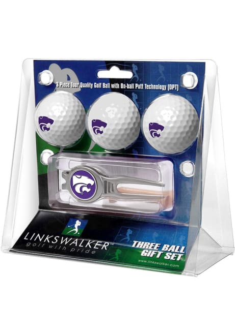 Purple K-State Wildcats Kool Tool Gift Pack Golf Balls