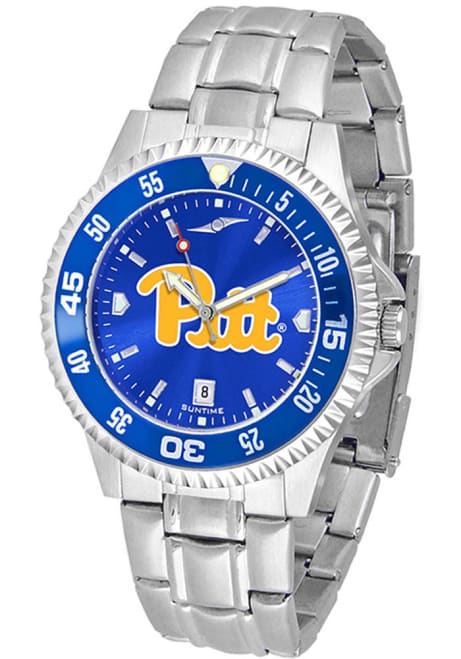 Competitor Steel AC Pitt Panthers Mens Watch - Silver