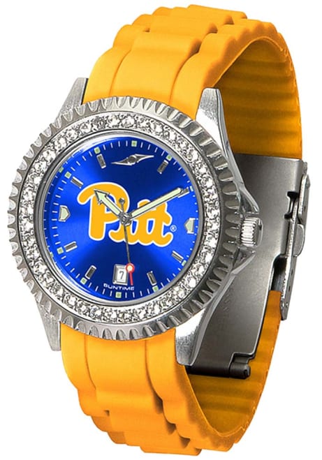 Sparkle Pitt Panthers Womens Watch - Silver