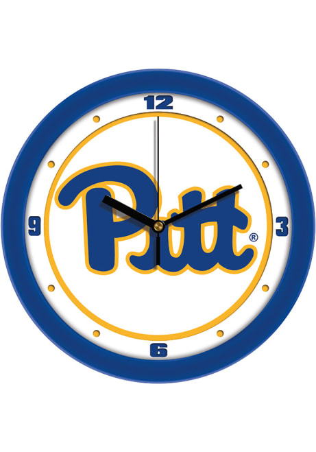 Blue Pitt Panthers 11.5 Traditional Wall Clock