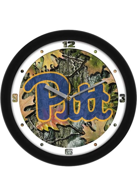 Gold Pitt Panthers 11.5 Camo Wall Clock