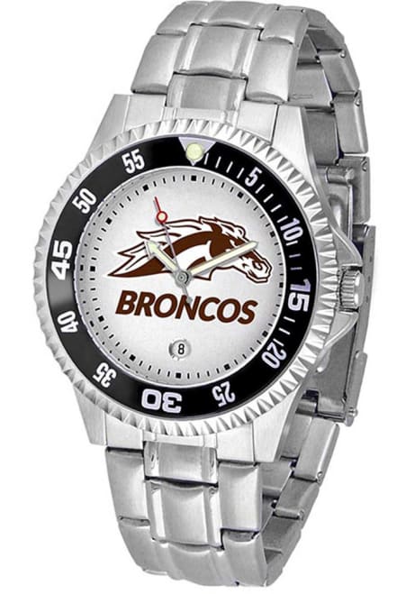 Competitor Steel Western Michigan Broncos Mens Watch - Silver