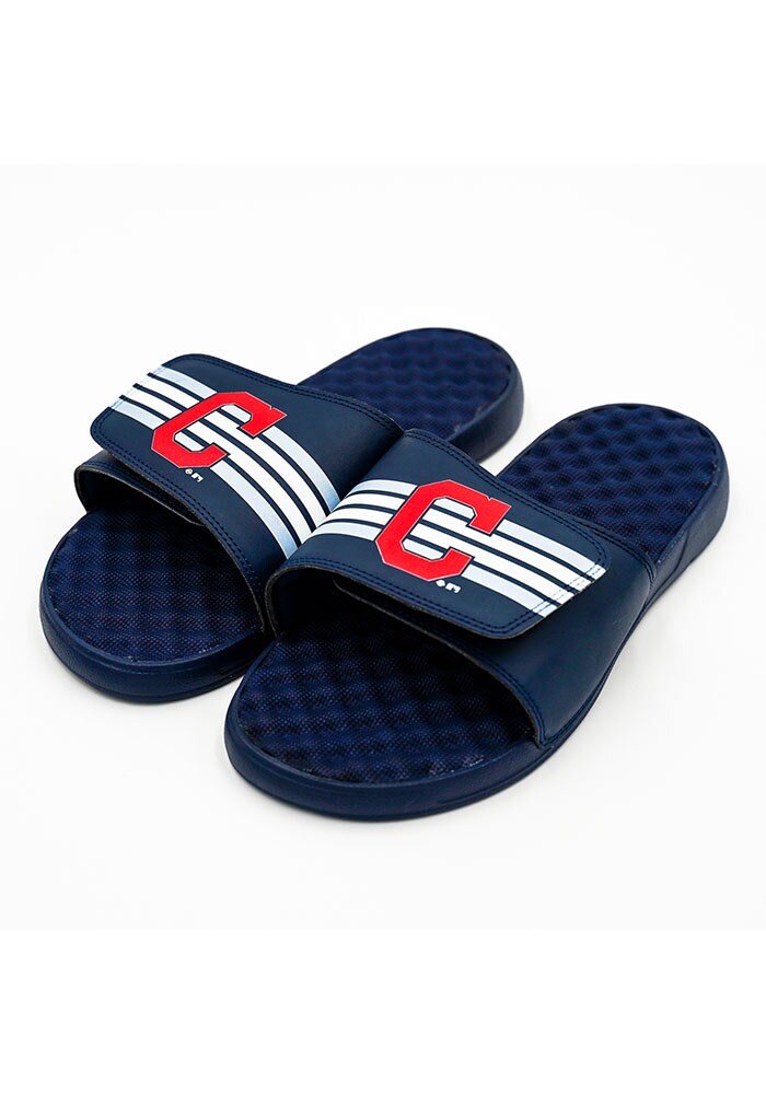 Mens fashion navy blue slides