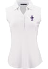 Main image for Womens K-State Wildcats White Cutter and Buck Vintage Forge Eco Polo Shirt