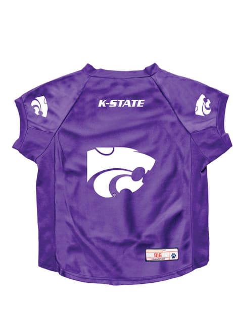 Purple K-State Wildcats Team Logo Big Dog Stretch Pet Jersey