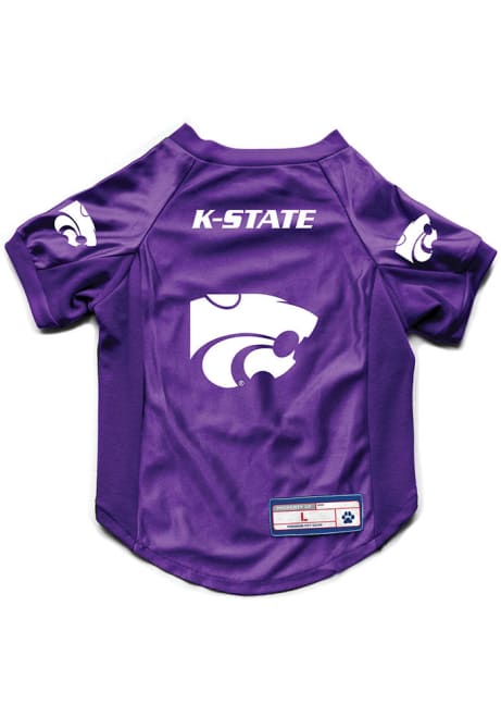 Purple K-State Wildcats Team Logo Pet Stretch Pet Jersey