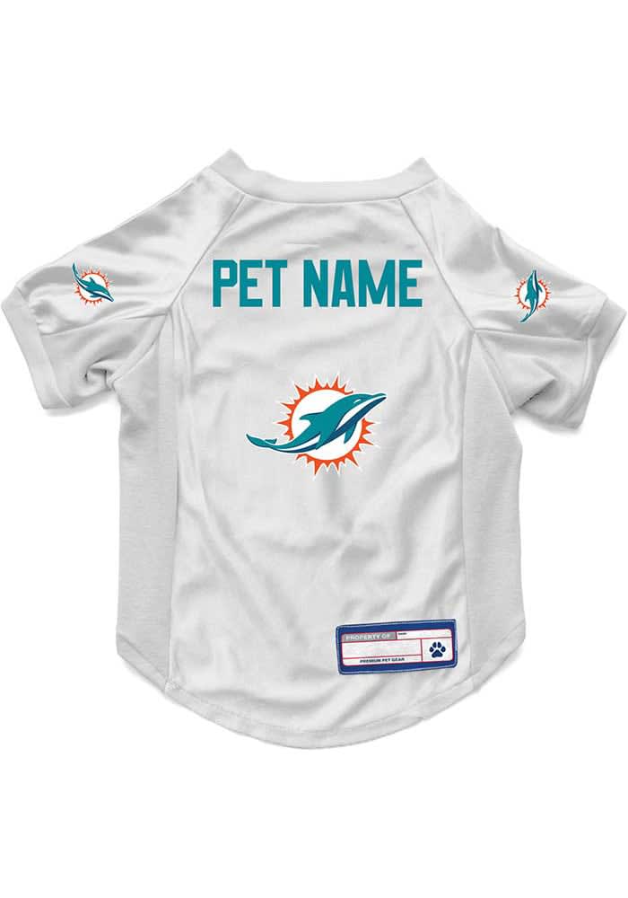 Little Earth Miami Dolphins Custom Pet Stretch Jersey M