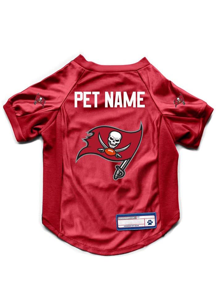 Tampa Bay Buccaneers Personalized Stretch Pet Jersey RED