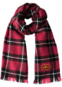 Iowa State Cyclones Womens Plaid Blanket Scarf - Red
