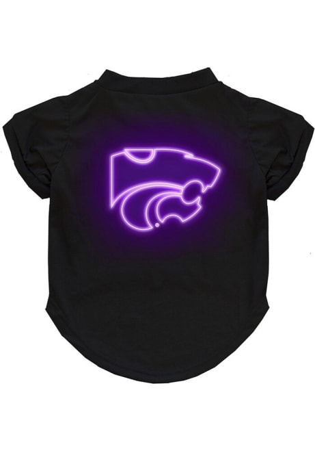 Purple K-State Wildcats Neon Pet T-Shirt