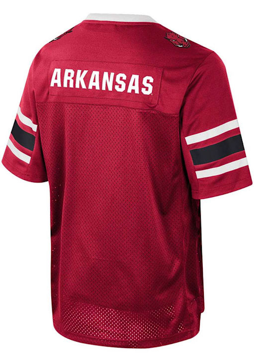 Colosseum Arkansas Razorbacks CARDINAL Football Field Time Jersey