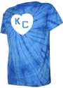 Kansas City Monarchs Heart Fashion T Shirt - Blue