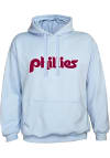 Main image for Philadelphia Phillies Mens Light Blue Coop Wordmark Long Sleeve Hoodie