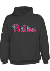 Main image for Philadelphia Phillies Mens Black Wordmark Long Sleeve Hoodie