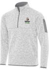 Main image for Mens Oregon Ducks Grey Antigua 2025 Orange Bowl Champions Fortune Qtr Zip Pullover
