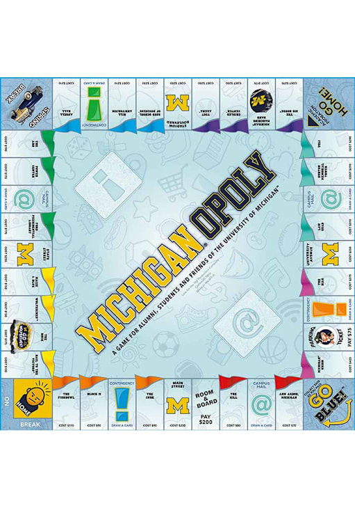 Michigan Wolverines Wolverines-Opoly Game Game