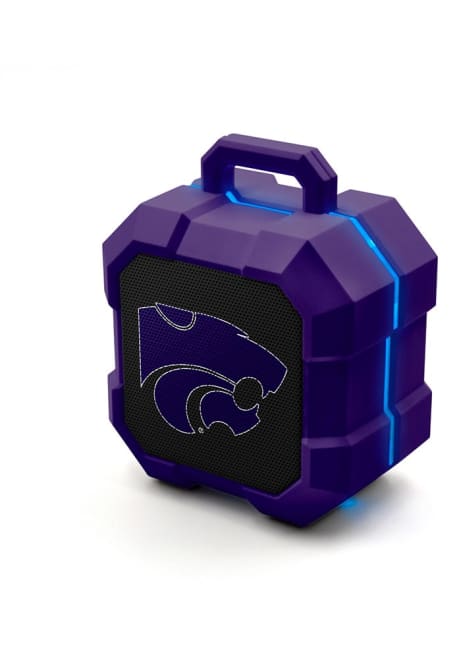 Purple K-State Wildcats LED Shockbox Speaker