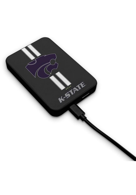 Purple K-State Wildcats Power Bank Phone Charger