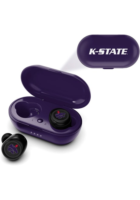 Purple K-State Wildcats True Wireless V.2 Ear Buds