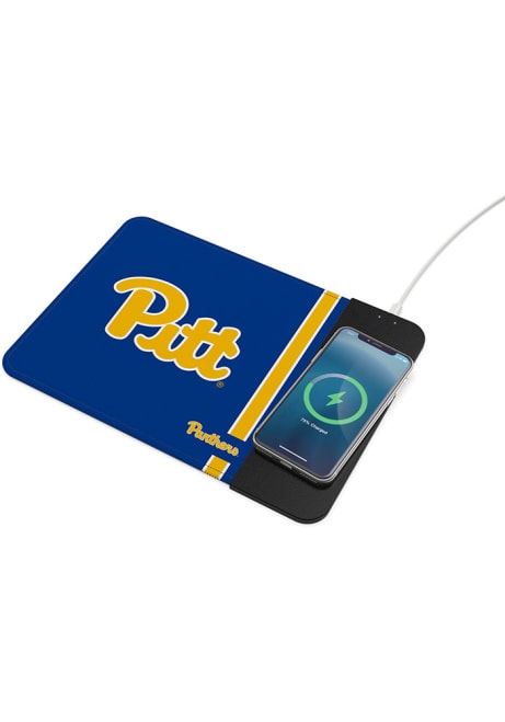 Blue Pitt Panthers Wireless Charging Mousepad