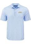 Main image for Mens Tulsa Golden Hurricane Light Blue Cutter and Buck Script Short Sleeve Polo Shirt