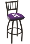 Main image for Black Northwestern Wildcats Swivel Counter Pub Stool