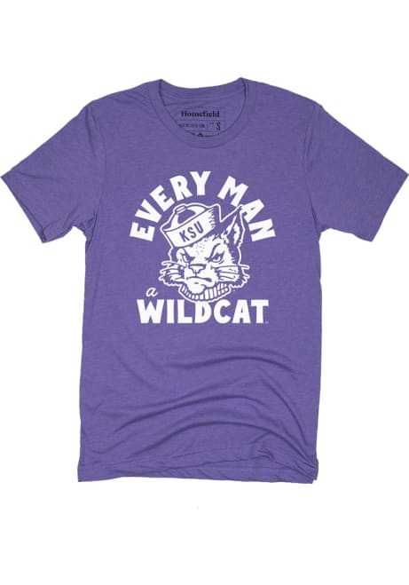 K-State Wildcats Purple Homefield Every Man Short Sleeve Fashion T Shirt