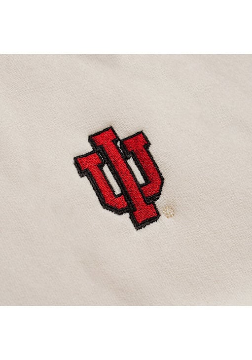 Homefield Indiana Hoosiers Mens Grey Heavyweight Fashion Hood