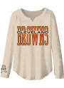 Cleveland Browns Womens Junk Food Clothing Sunday T-Shirt - Oatmeal