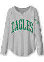 Philadelphia Eagles Womens Junk Food Clothing Sunday T-Shirt - Grey